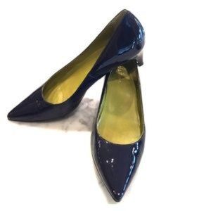 COLE HAAN NIKE AIR NAVY KITTEN HEELS EUC